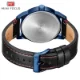 MINI FOCUS Men's Luxury Quartz Watch Genuine Leather