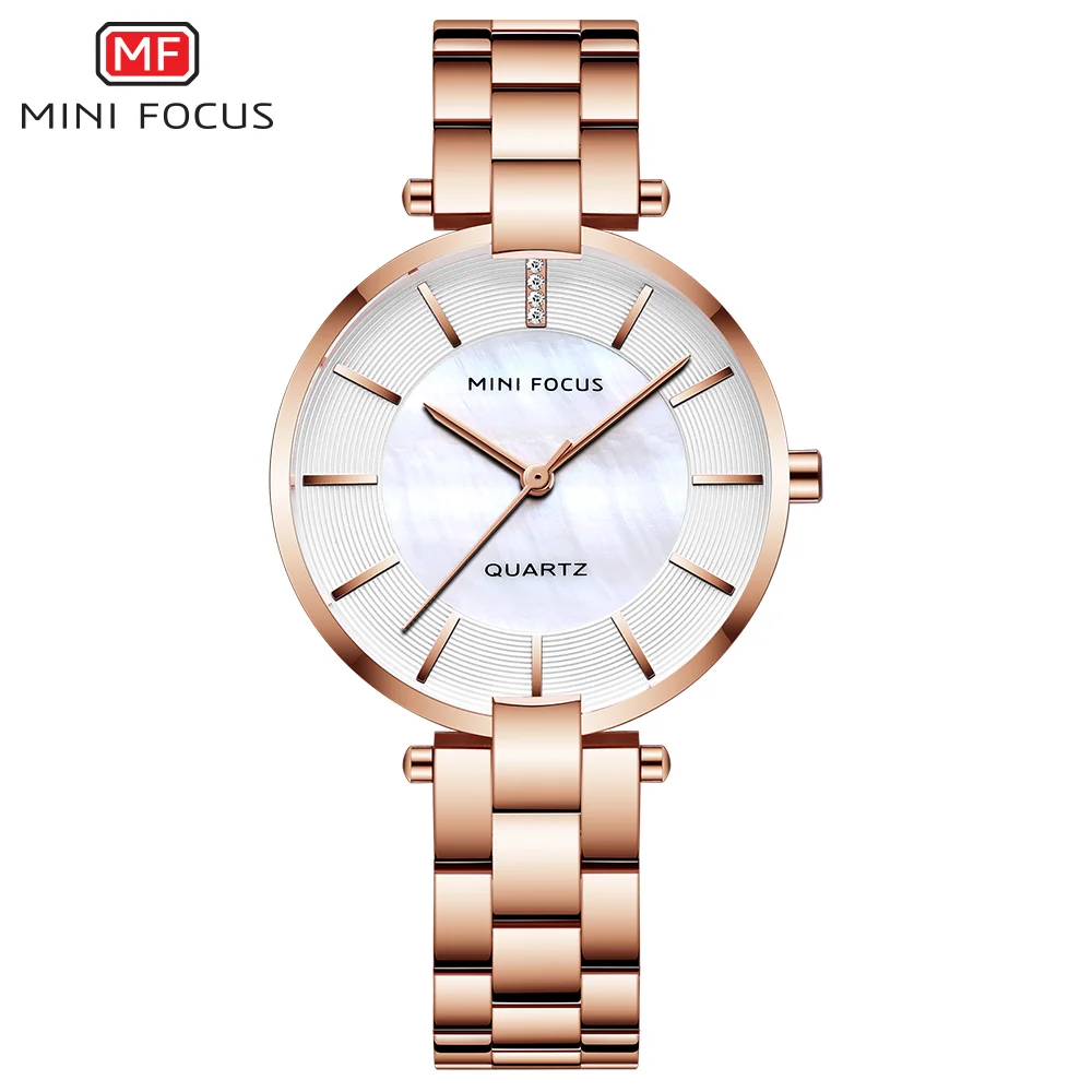 Mini Focus Mf0224l Stylish Low Price Women Quartz Watch Stainless Steel Band Top Brand Unique Design Luxe Cute Queen Wrist Watch