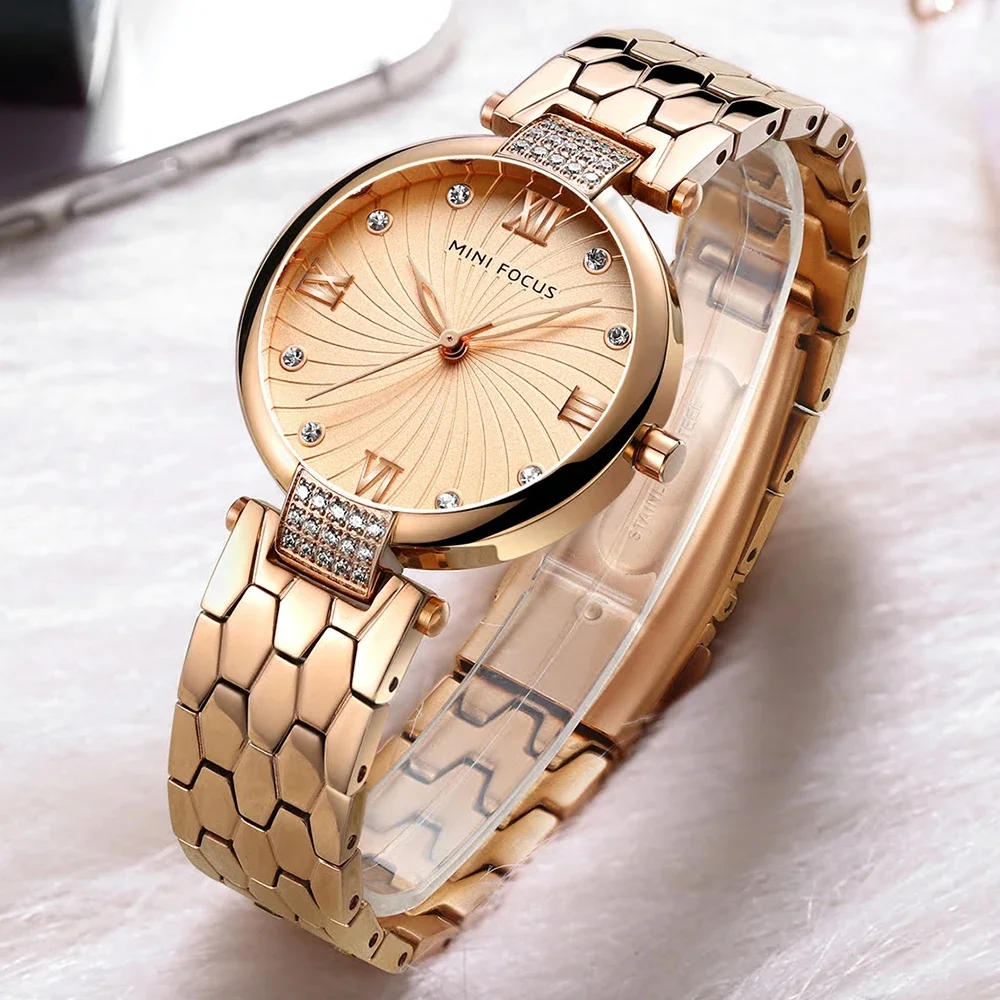 Mini Focus Mf0186l 0186l Fashion Business Women Watches Female Ladies Watch Japan Movement Waterproof Clock Relojes Wristwatch