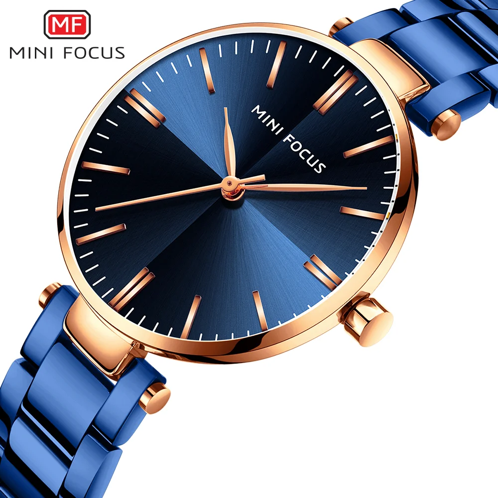 Mini Focus Mf0265l Popular Watch Oem Logo Watch New Stainless Women Quartz Wristwatch Classic Simple Sport Girl's