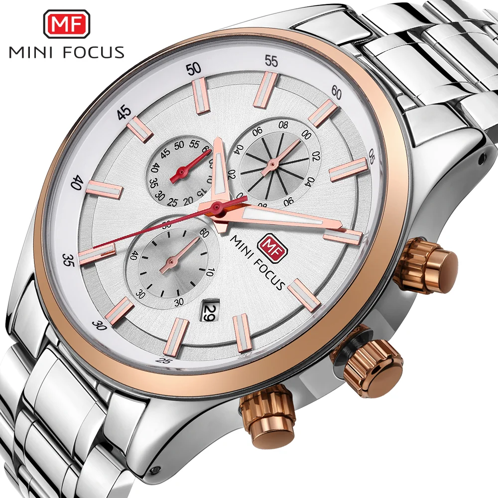 Hot Selling Mini Focus Watch 0081 High Quality Men's Quartz Watch Luminous Ha Date 30m Waterproof Band Fashionable Accessory